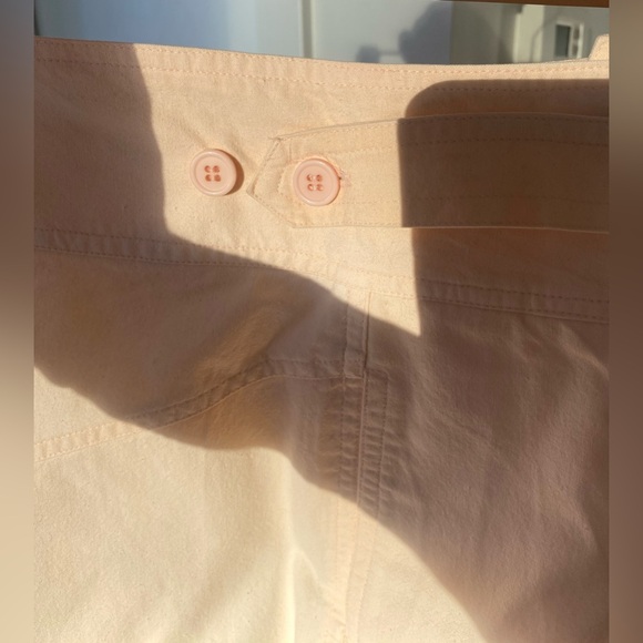 VINTAGE pristine cotton convertible V-back 80’s peach colour pants size M - Picture 13 of 13